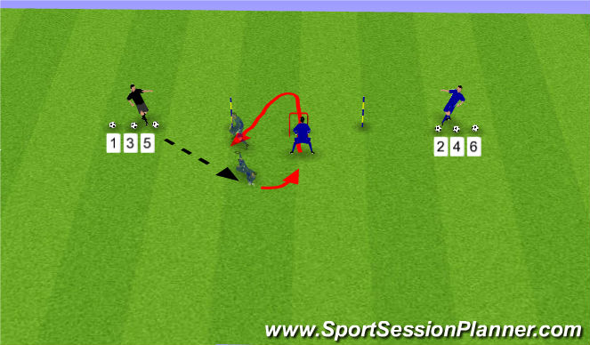 Football/Soccer Session Plan Drill (Colour): Pantalla 2