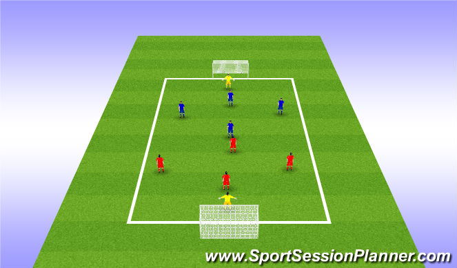Football/Soccer Session Plan Drill (Colour): Game