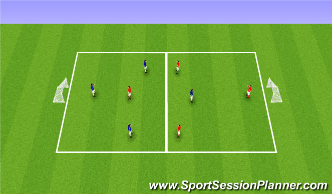 Football/Soccer Session Plan Drill (Colour): Screen 4
