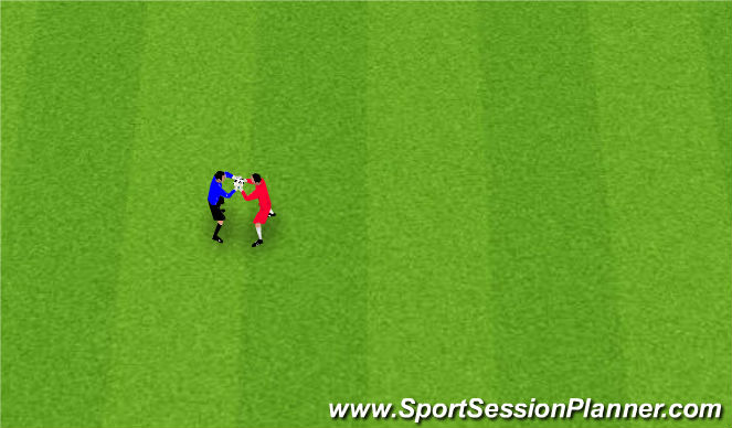 Football/Soccer Session Plan Drill (Colour): Wrestlemania