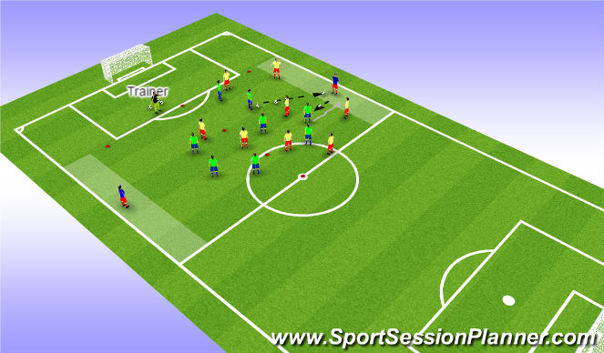 Football/Soccer Session Plan Drill (Colour): Screen 1