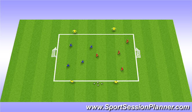 Football/Soccer Session Plan Drill (Colour): Game Related:
