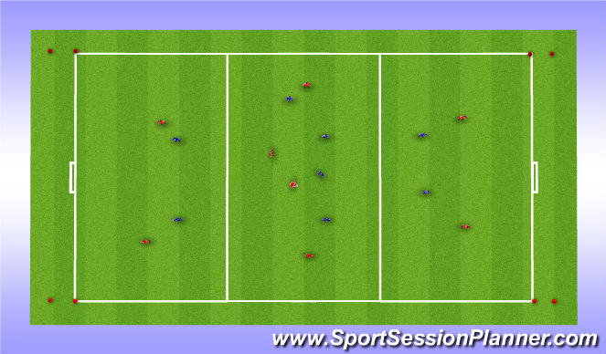 Football/Soccer Session Plan Drill (Colour): Arrival
