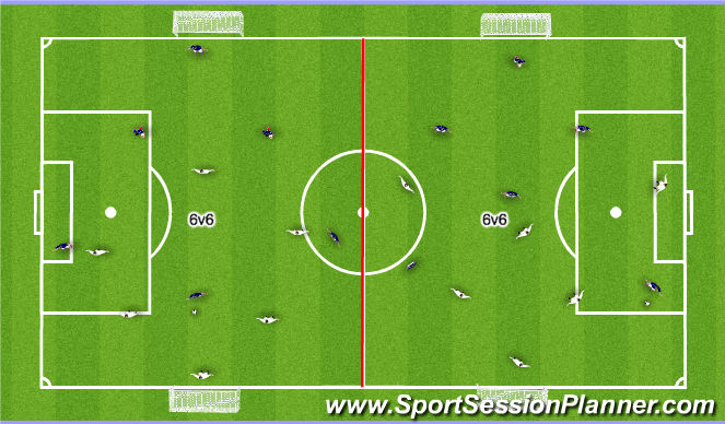 Football/Soccer Session Plan Drill (Colour): Games