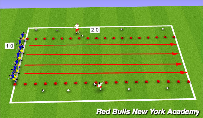 Football/Soccer Session Plan Drill (Colour): Toy Story