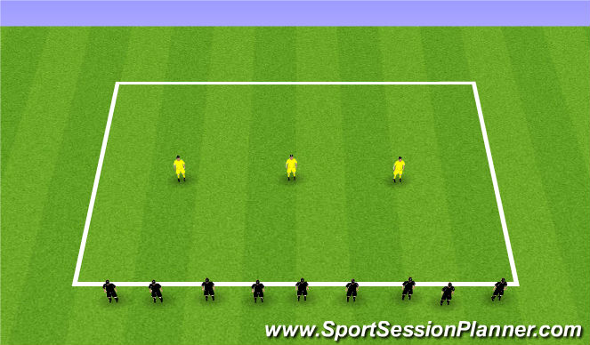 Football/Soccer Session Plan Drill (Colour): End Game