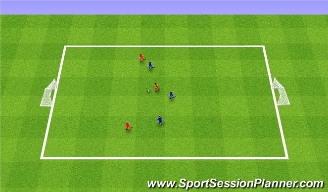 Football/Soccer Session Plan Drill (Colour): Free Play