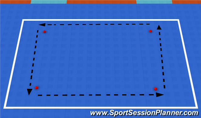 Futsal Session Plan Drill (Colour): Screen 2