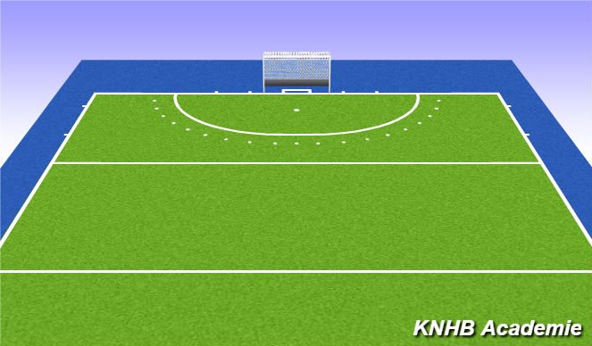 Hockey Session Plan Drill (Colour): Eindpartij