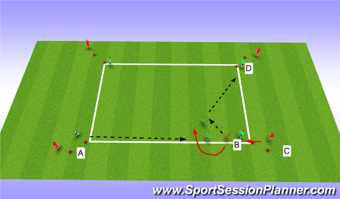 Football/Soccer Session Plan Drill (Colour): Screen 6