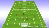 Football/Soccer: U12 TRAINING SESSION / ATTACK, Tactical: Combination play Moderate