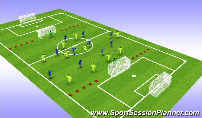 Football/Soccer Session Plan Drill (Colour): Screen 5