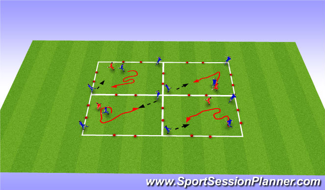 Football/Soccer Session Plan Drill (Colour): Screen 2
