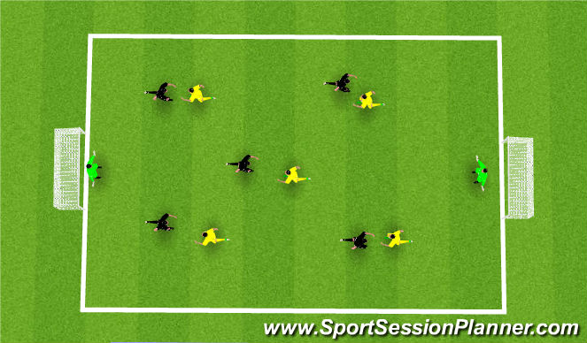 Football/Soccer Session Plan Drill (Colour): Screen 4
