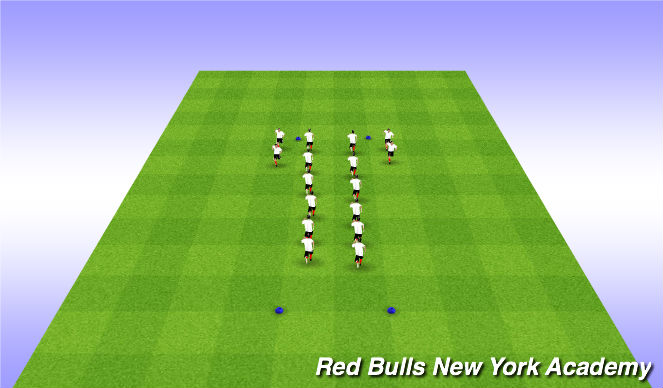 Football/Soccer Session Plan Drill (Colour): Dynamic
