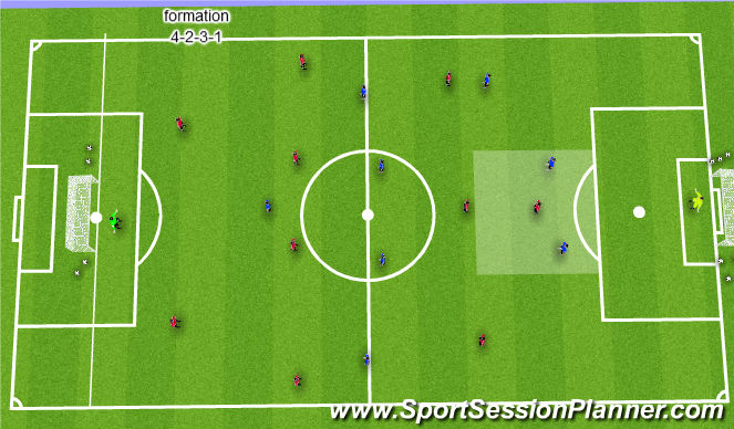 Football/Soccer Session Plan Drill (Colour): Screen 1