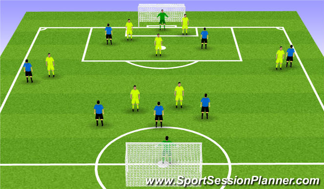 Football/Soccer Session Plan Drill (Colour): Screen 4