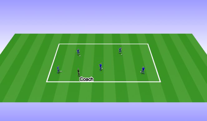 Football/Soccer Session Plan Drill (Colour): Activity 2