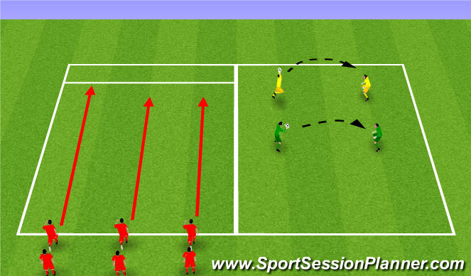 Football/Soccer Session Plan Drill (Colour): Speed & Balance