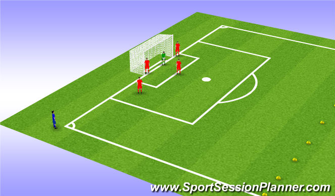 Football/Soccer Session Plan Drill (Colour): MDG
