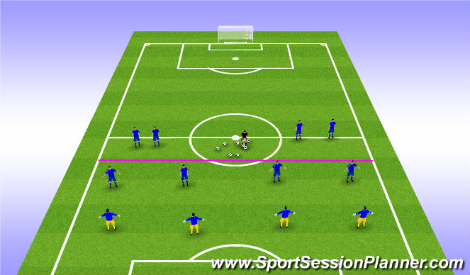 Football/Soccer Session Plan Drill (Colour): Screen 2