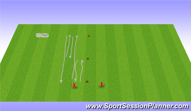 Football/Soccer Session Plan Drill (Colour): Screen 1