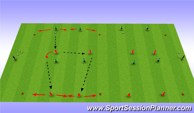 Football/Soccer Session Plan Drill (Colour): Screen 4