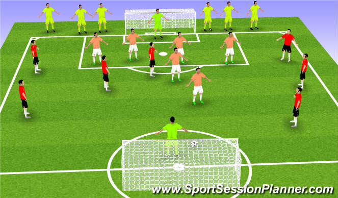 Football/Soccer Session Plan Drill (Colour): Screen 4