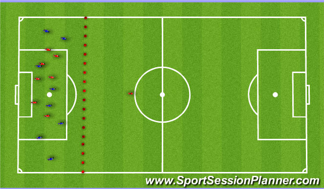 Football/Soccer Session Plan Drill (Colour): Posession 2 ytor