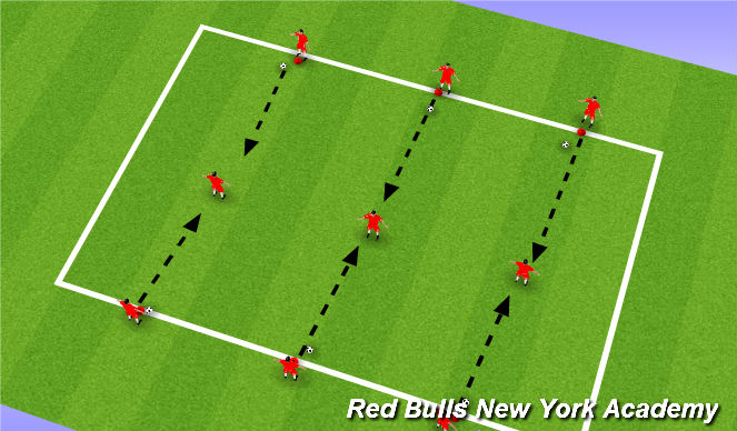 Football/Soccer Session Plan Drill (Colour): Activity 1