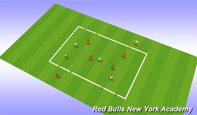 Football/Soccer Session Plan Drill (Colour): Activity 3
