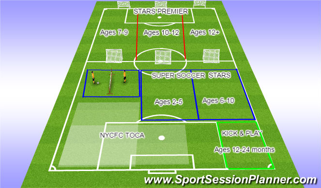 Football/Soccer Session Plan Drill (Colour): Screen 1