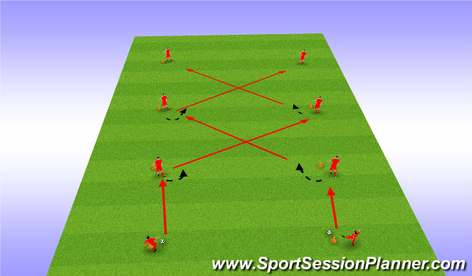 Football/Soccer Session Plan Drill (Colour): Screen 1