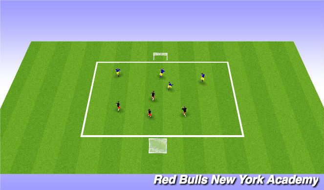 Football/Soccer Session Plan Drill (Colour): Free play