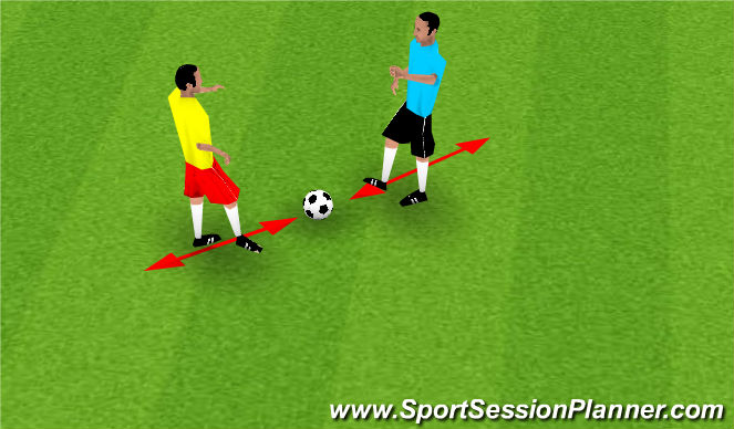 Football/Soccer Session Plan Drill (Colour): REHEARSAL