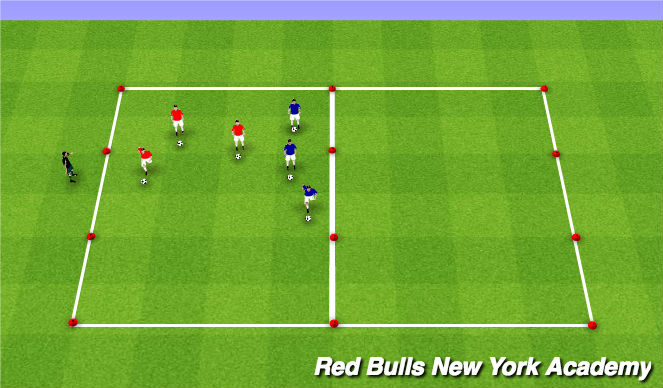 Football/Soccer Session Plan Drill (Colour): Technical