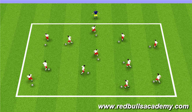 Football/Soccer Session Plan Drill (Colour): The Incridibles