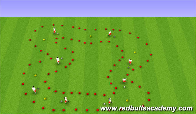 Football/Soccer Session Plan Drill (Colour): Cars