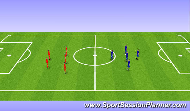 Football/Soccer Session Plan Drill (Colour): Possession/Full Game