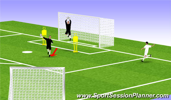 Football/Soccer Session Plan Drill (Colour): Screen 4