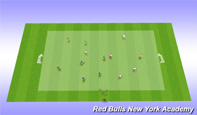 Football/Soccer Session Plan Drill (Colour): Game