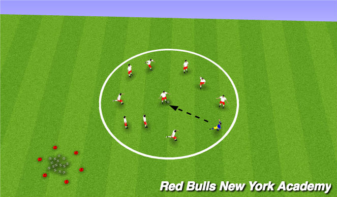 Football/Soccer Session Plan Drill (Colour): Ghostbusters