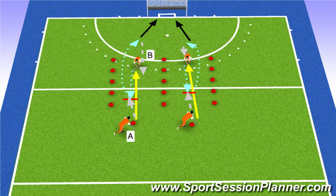Hockey Session Plan Drill (Colour): drill5: blocktackle