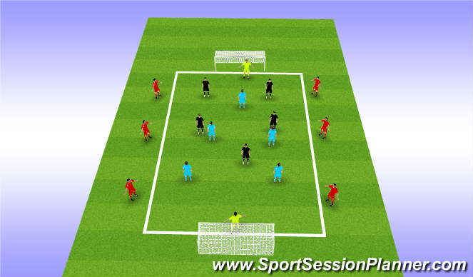 Football/Soccer Session Plan Drill (Colour): Screen 1