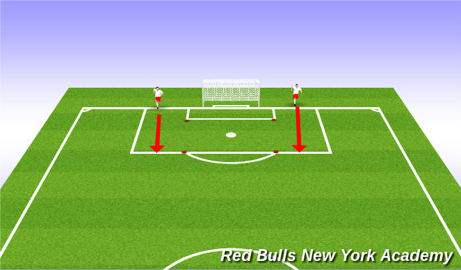 Football/Soccer Session Plan Drill (Colour): Warm Up