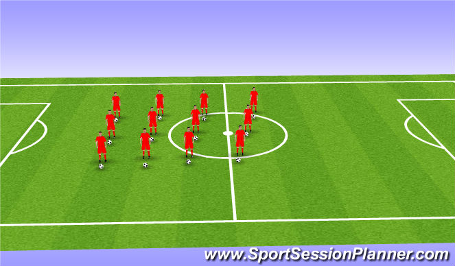 Football/Soccer Session Plan Drill (Colour): Screen 1