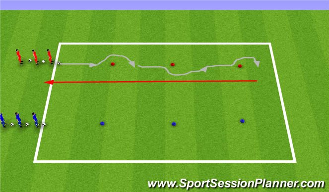 Football/Soccer Session Plan Drill (Colour): Screen 2
