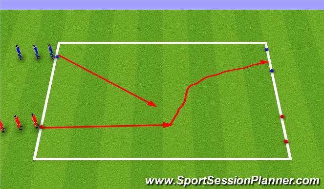 Football/Soccer Session Plan Drill (Colour): Screen 3