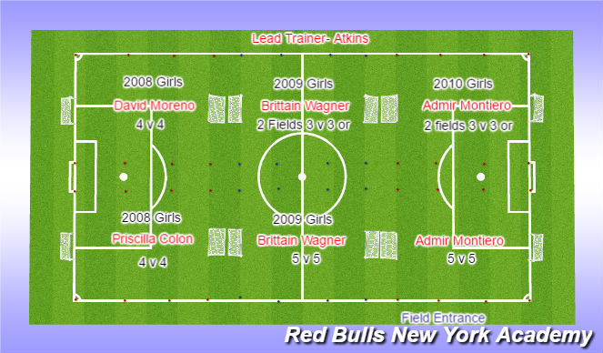 Football/Soccer Session Plan Drill (Colour): Liberty 3:30-5:00pm