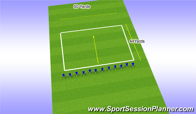 Football/Soccer Session Plan Drill (Colour): Cool Down